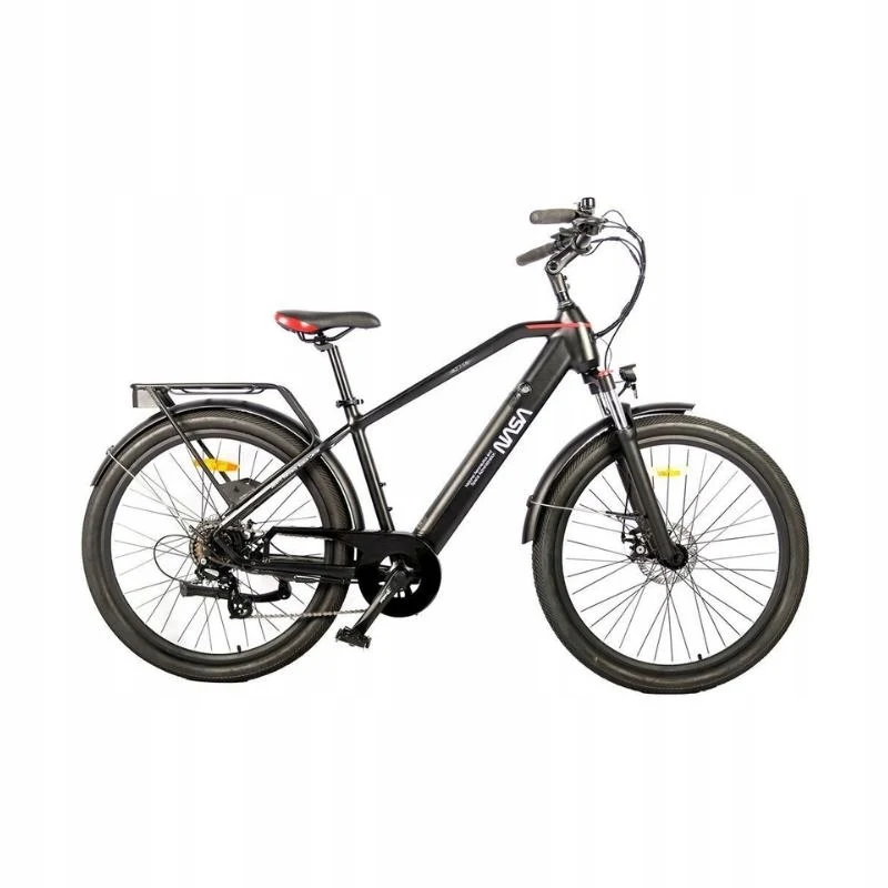 Rower elektryczny Trekkingowy NASA USA Mimas E-BIKE 27,5" Czarny 468wh