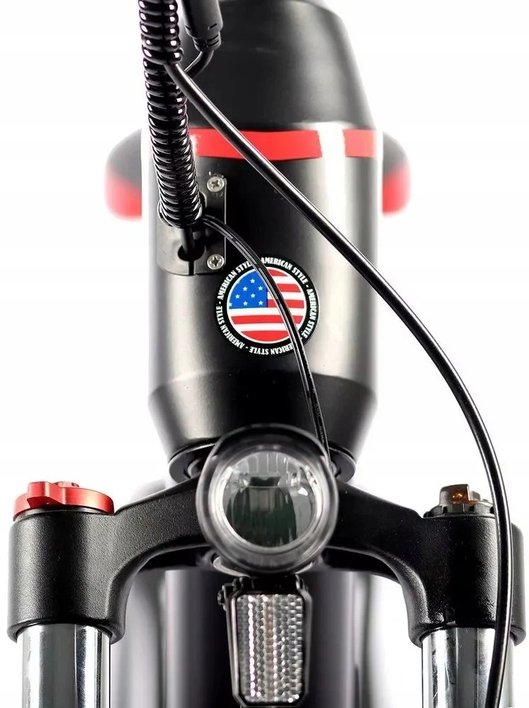Rower elektryczny Trekkingowy NASA USA Mimas E-BIKE 27,5" Czarny 468wh