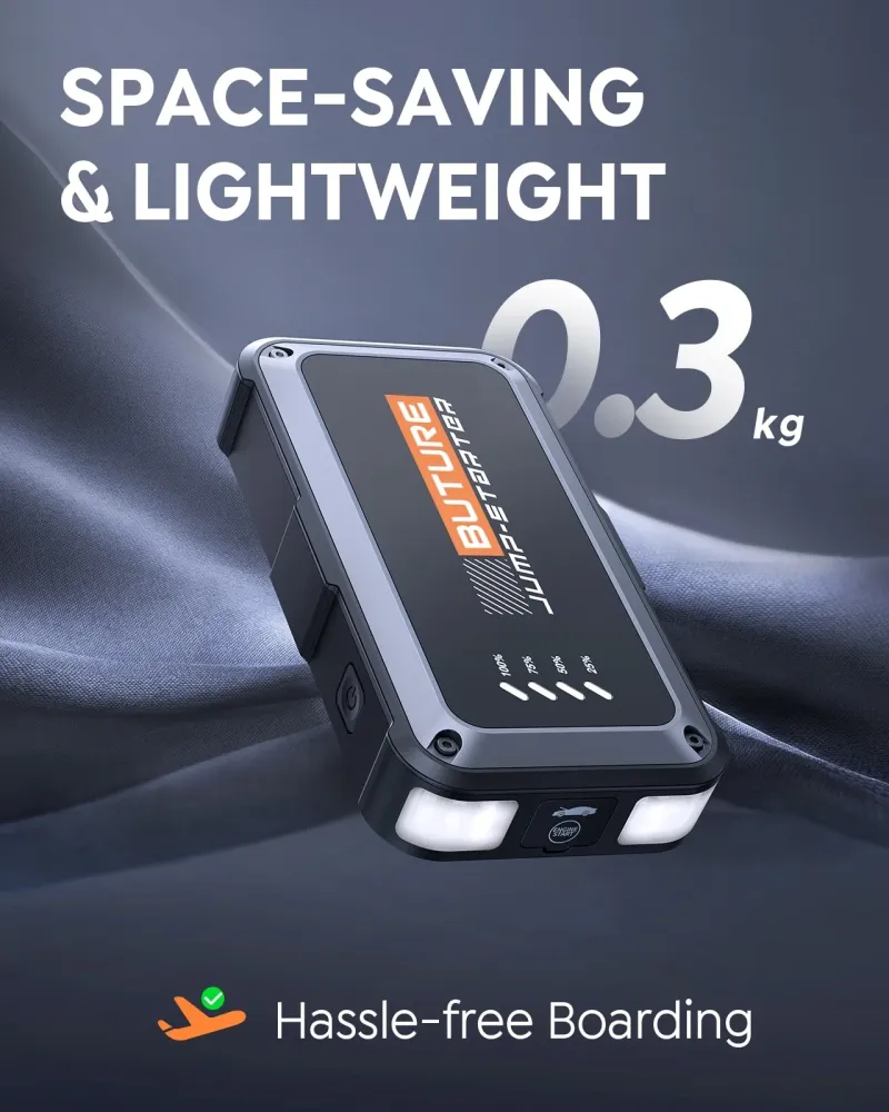 【Gorąca wyprzedaż】Buture Beta08 Przenośne urządzenie do uruchamiania awaryjnego samochodu 3000A 16800mAh