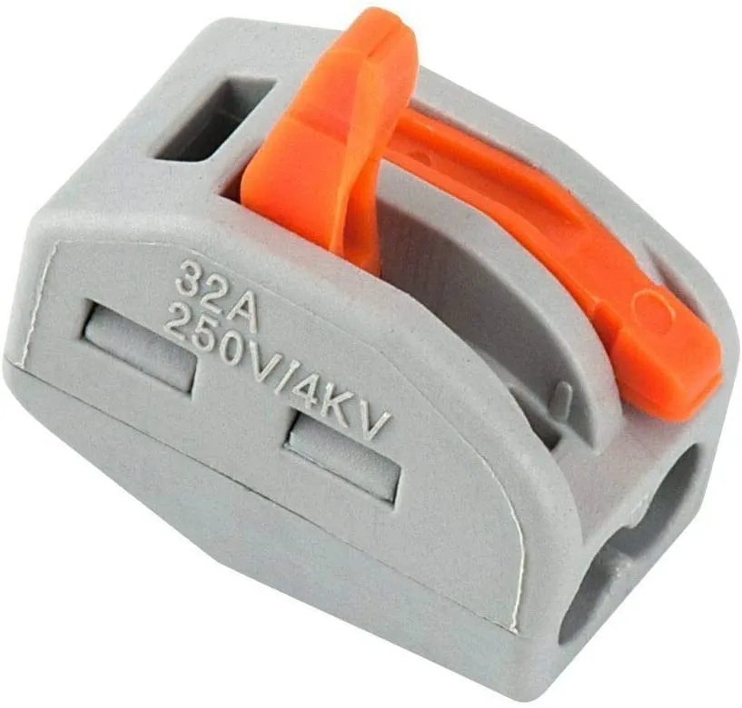 2/3/5 Way Spring Lever Wire Connectors | Reusable Terminal Block~2036