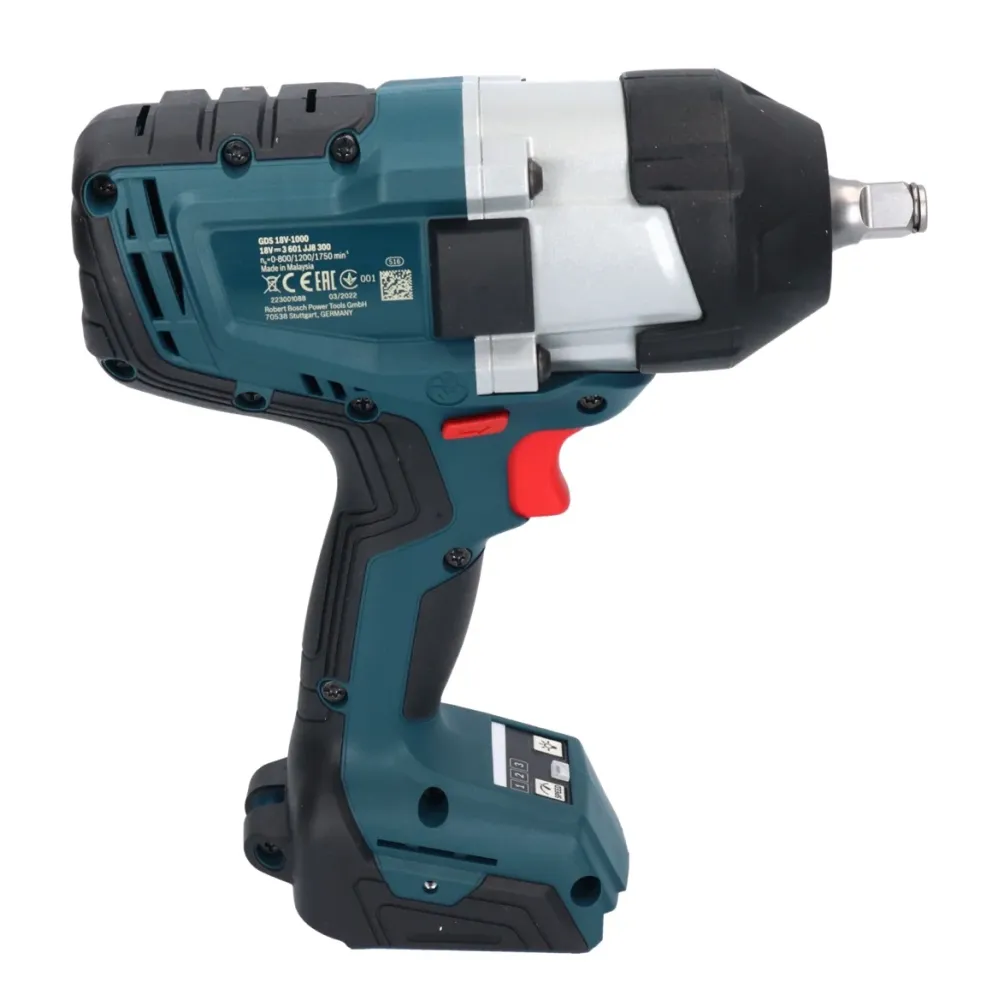 Bosch GDS 18V-1000 Profesjonalny akumulatorowy klucz udarowy 18 V 1000 Nm BITURBO Brushless + L-Boxx ( 06019J8301 ) - bez...
