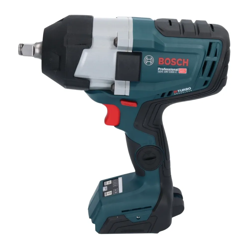 Bosch GDS 18V-1000 C Profesjonalny akumulatorowy klucz udarowy 18 V 1000 Nm BITURBO Brushless + moduł Bluetooth GCY 42 + L...