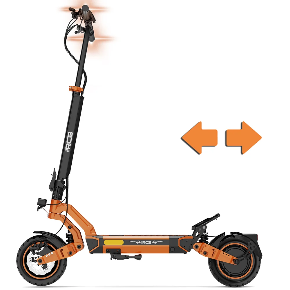 Skuter elektryczny RCB D7 PRO EU Ultra (prędkość zwolnienia 45 KMH + moc szczytowa 1600 W + NFC + kierunkowskaz) RCB-EU