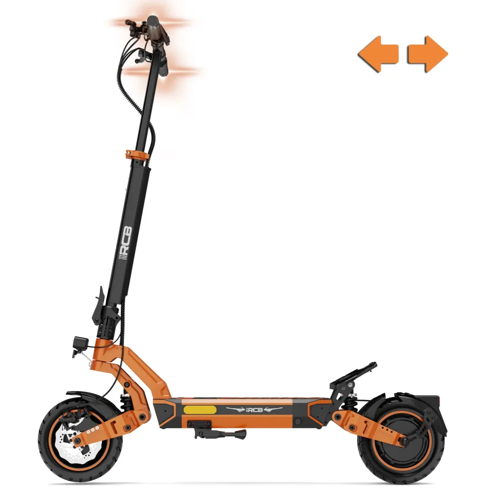 Skuter elektryczny RCB D7 PRO EU Ultra (prędkość zwolnienia 45 KMH + moc szczytowa 1600 W + NFC + kierunkowskaz) RCB-EU