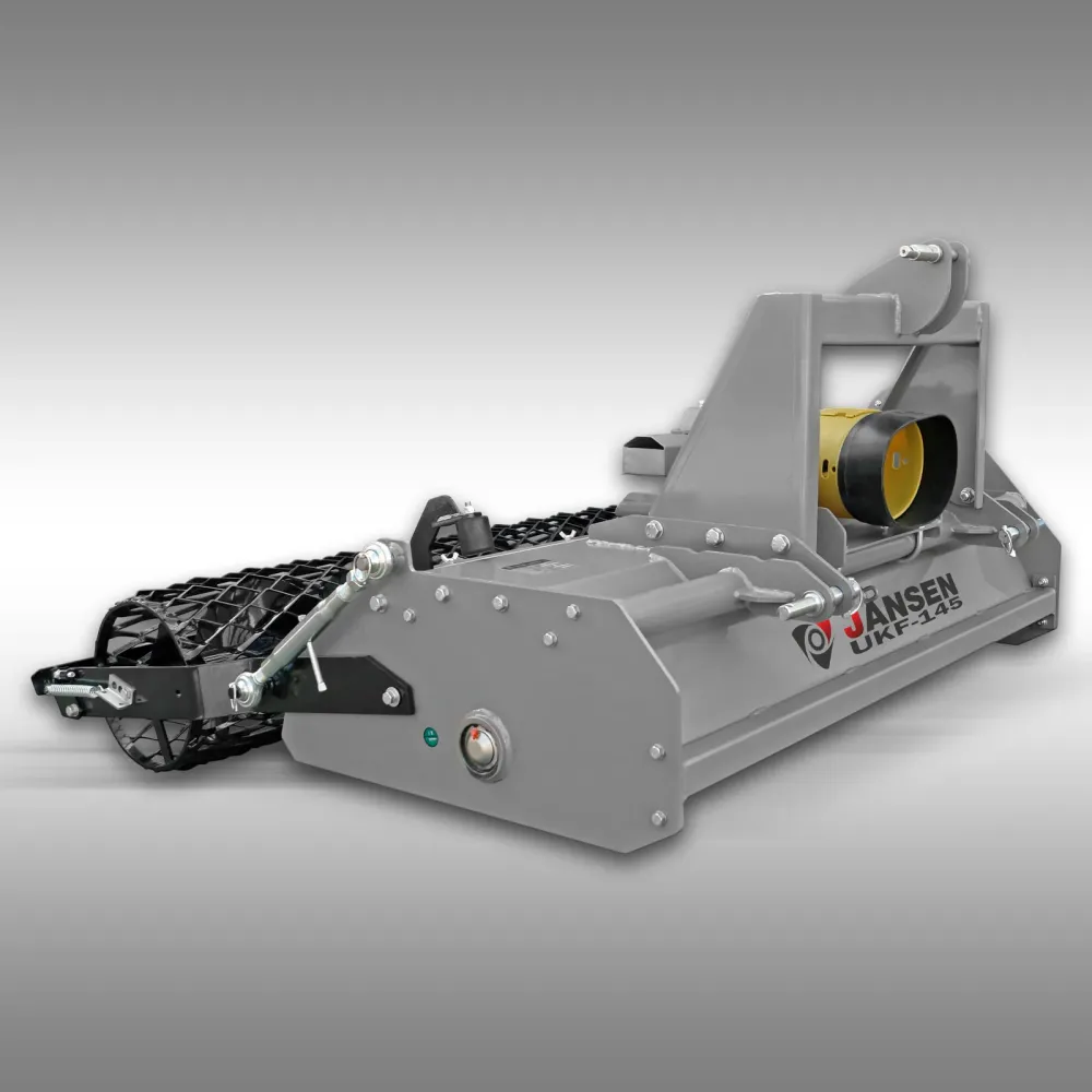 Glebogryzarka Jansen UKF‑145 z obrotem wstecznym i szerokością roboczą 145 cm