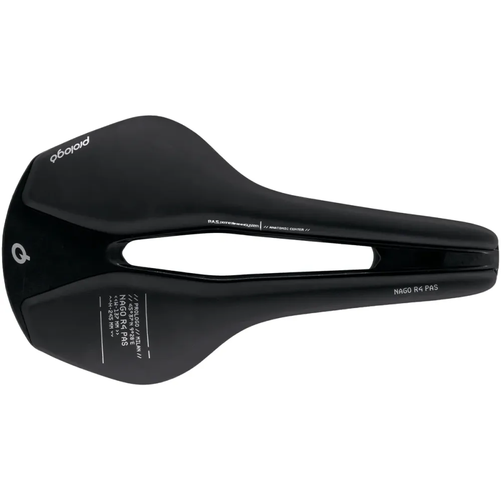 Siodełko PROLOGO NAGO R4 PAS Tirox Szerokość szyny 147 mm Czarne