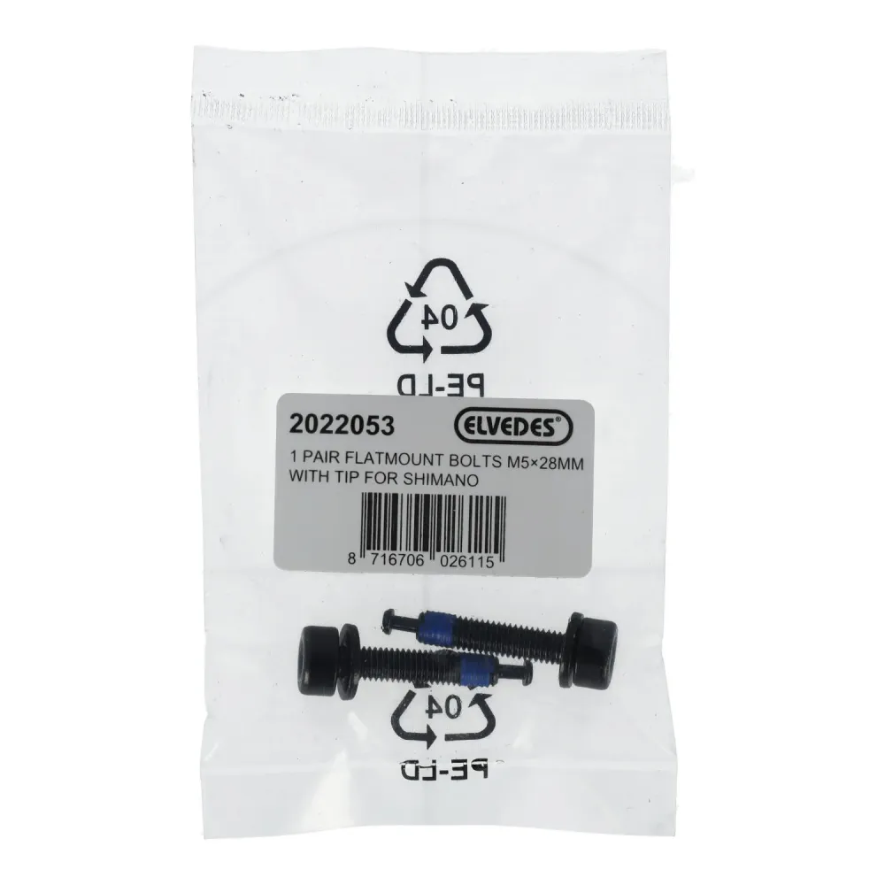ELVEDES FM Śruba montażowa zacisku tylnego Shimano M5x28 typ C