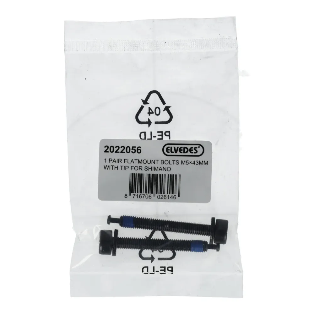 ELVEDES FM Śruba montażowa zacisku tylnego Shimano M5x43 typ C