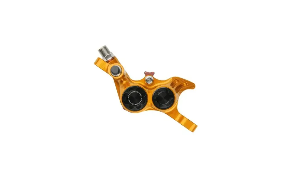 Zacisk hamulcowy HOPE RX4+ SL PM 4 tłoczki DOT Orange