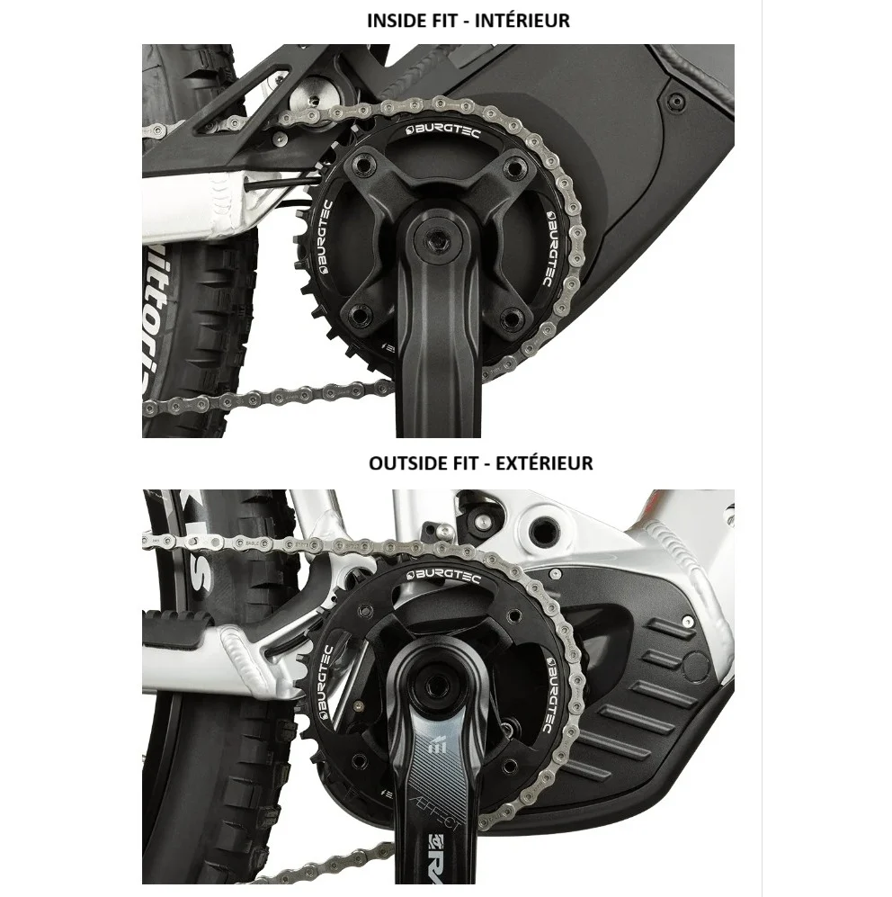 BURGTEC E-BIKE THICK THIN Zewnętrzna platforma mono 104 mm