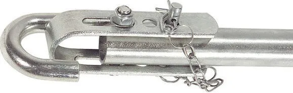 Hak holowniczy ( 4000818630 ) ocynkowany 5,1 kg czerwony/srebrny HP AUTOZUBEHÖR