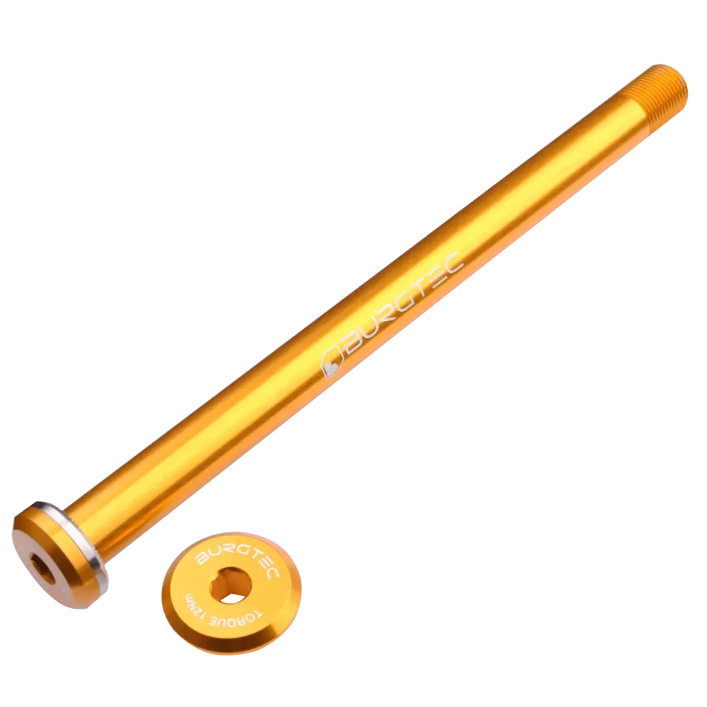 Oś tylnego koł BURGTEC 168,5 mm do ram Santa Cruz Gold