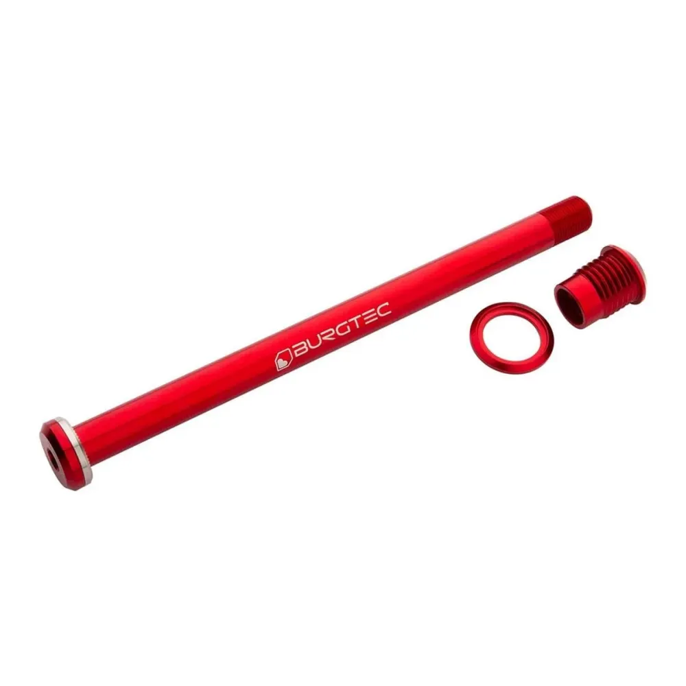 Oś tylnego koł BURGTEC 173,7 mm do ram Santa Cruz czerwona