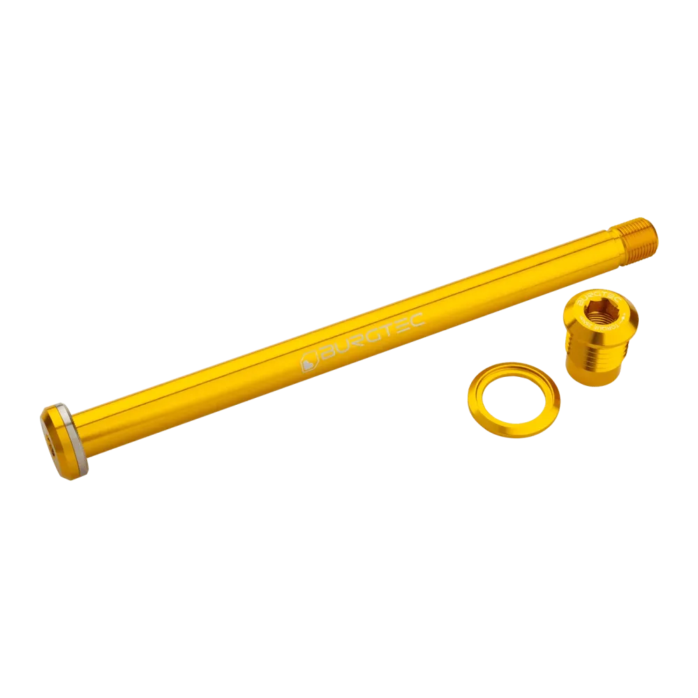 Oś tylnego koł BURGTEC 174 mm do ramy Yeti Gold
