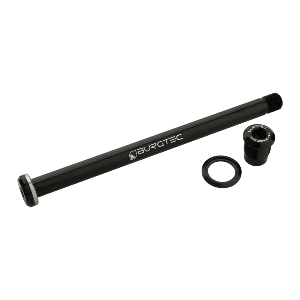 Oś tylnego koł BURGTEC 174 mm do ramy Yeti czarna