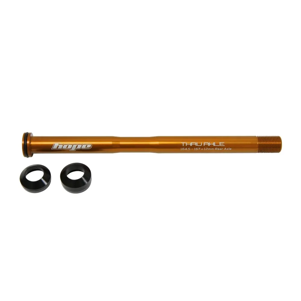 Oś tylnego koł HOPE 164.5-167mm #HTAR167 Pomarańczowy