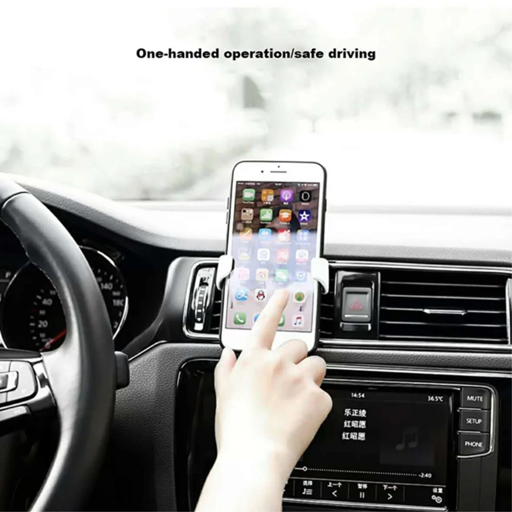 RAXFLY YXF223287 Uniwersalny grawitacyjny uchwyt samochodowy na telefon z wylotem powietrza