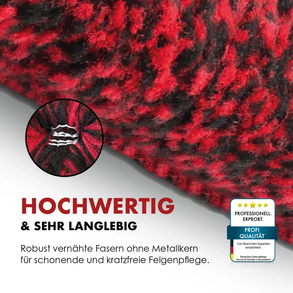FiberForce Zestaw szczotek do felg