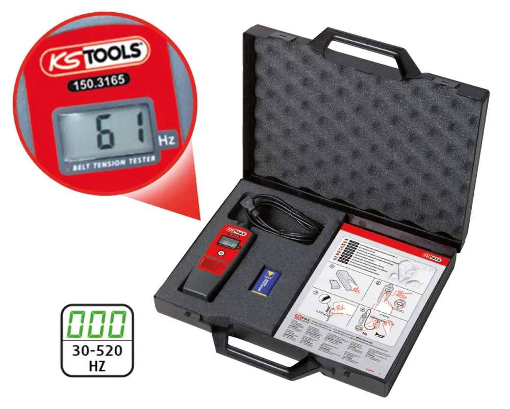 KS TOOLS Elektroniczny tester napięcia paska HZ ( 150.3165 )