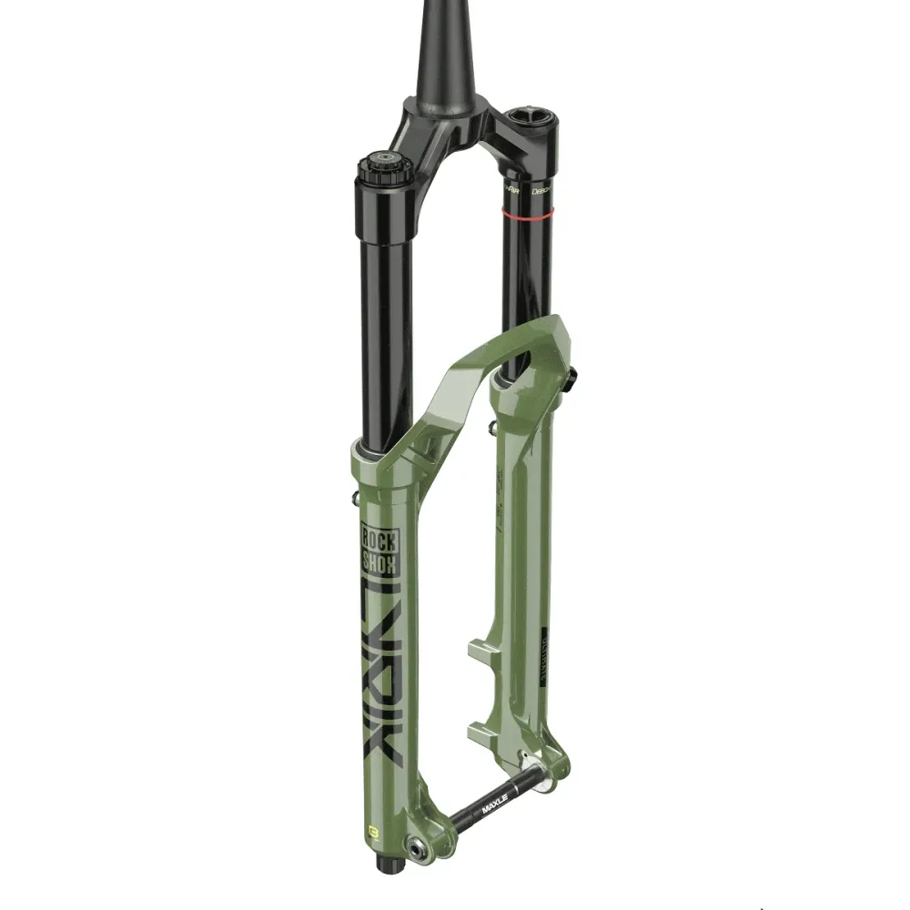ROCKSHOX LYRIK ULTIMATE CHARGER 3 RC2 29" DEBONAIR Oś widelca stożkowego 15x110mm Boost Green