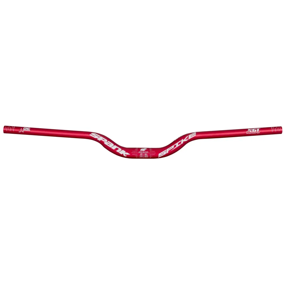 Kierownica SPANK SPIKE 800 RACE Rise 50mm 800mm czerwona