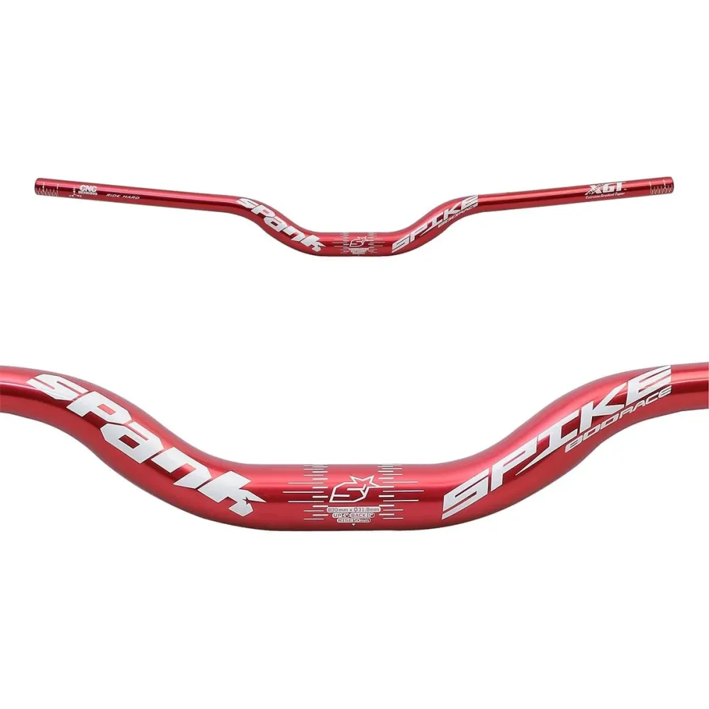 Kierownica SPANK SPIKE 800 RACE Rise 50mm 800mm czerwona
