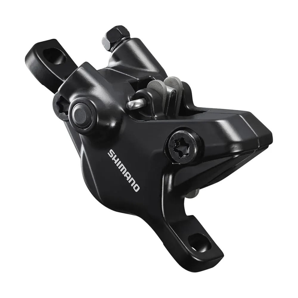 Czarny zacisk hamulca tarczowego SHIMANO MT410