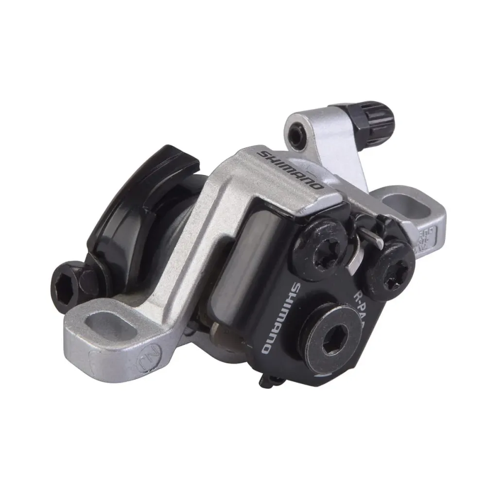 SHIMANO ALIVIO BR-M375 Srebrny zacisk hamulca tarczowego z linką przód/tył