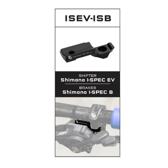 Adapter montażowy WOLF TOOTH ShiftMount ISEV-ISB Shimano I-SPEC EV Shifter > Shimano I-SPEC B Brake