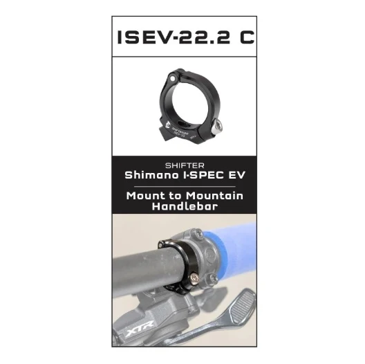 Adapter montażowy WOLF TOOTH ShiftMount ISII - 22 Shimano I-SPEC EV Shifter > kierownica 22,2 mm