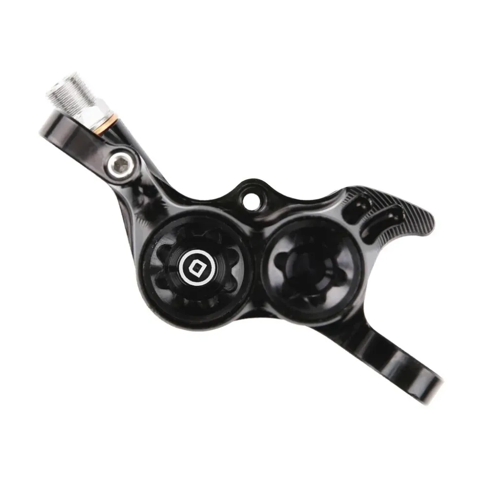 Hydrauliczny zacisk hamulcowy HOPE RX4+ PM 4 tłoki DOT Black