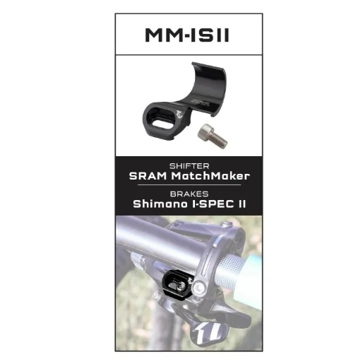 WOLF TOOTH ShiftMount MM-ISII Adapter montażowy przerzutki SRAM MatchMaker X > Hamulec Shimano I-SPEC II