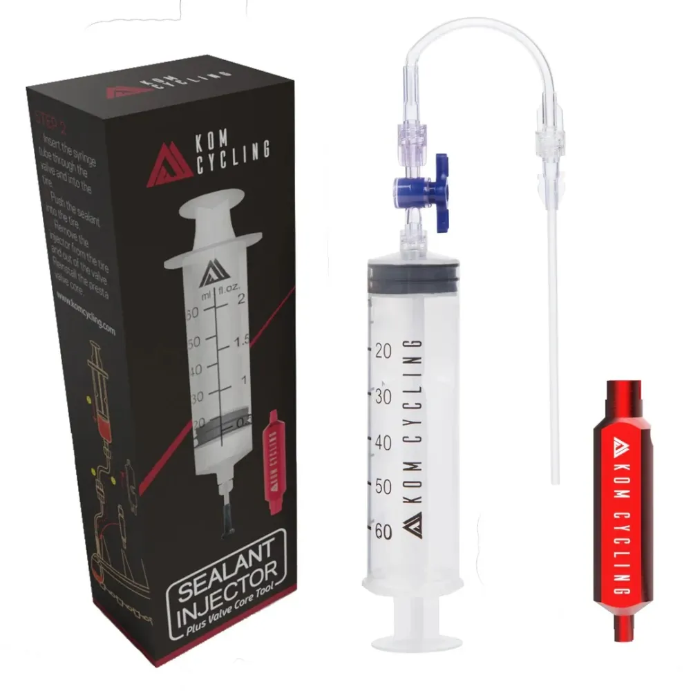 Strzykawka do płynu prewencyjnego KOM CYCLING Alu Valve Remover