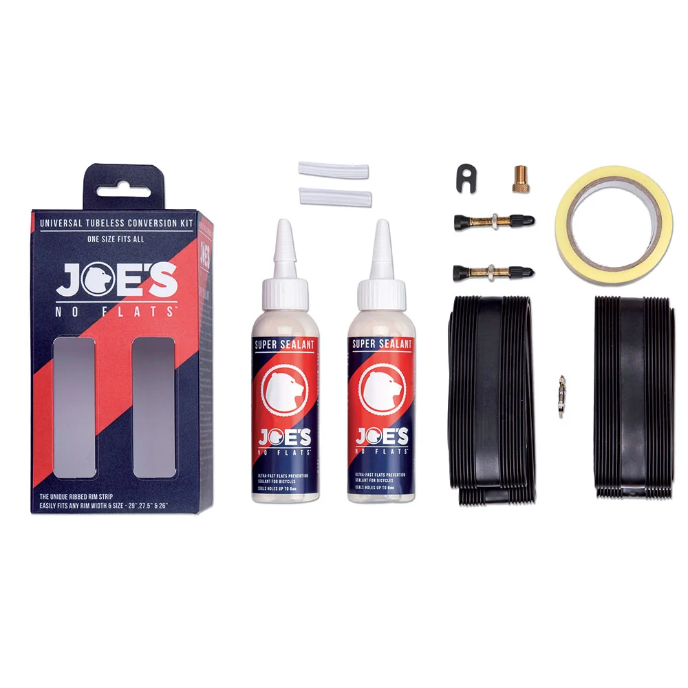 Uniwersalny Zestaw Konwersji Joe's 40mm do Kół + Zawór PRESTA JOES NO FLATS