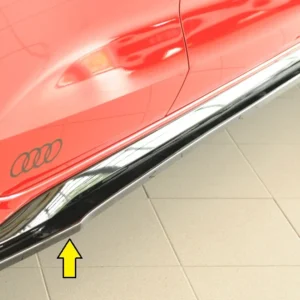 Progi boczne Rieger Audi S3, A3 S-Line 8Y 2020+ - Wysoki połysk czarny